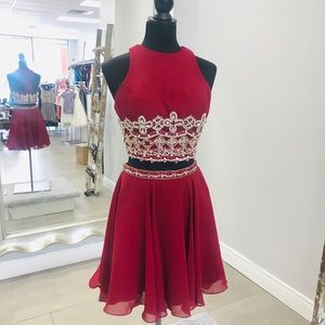 Rachel Allen two piece homecoming dress